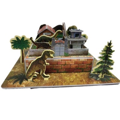 Puzzle 3D - Park Dinozaurów