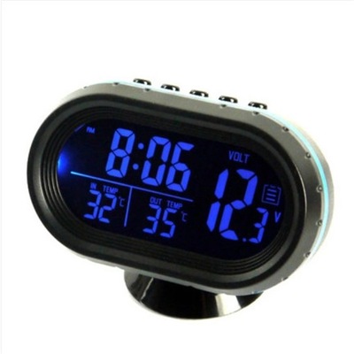 VOLTÍMETRO AUTO 12V 24V RELOJ ALARM HIT  