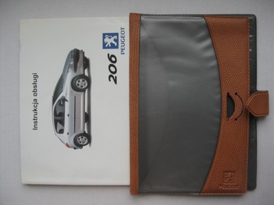 PEUGEOT 206 1998-2003 POLSKA LIBRO MANTENIMIENTO +ETUI  