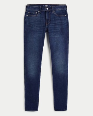 HOLLISTER SUPER SKINNY MĘSKIE SPODNIE JEANS 31/30