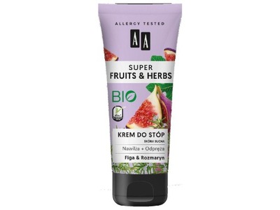 AA Super Fruits & Herbs krem do stóp Rozmaryn i Figa 75ml