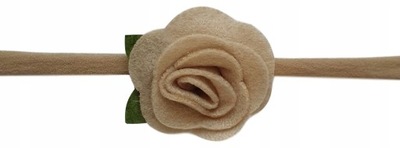 Opaska na głowę dla niemowląt z kwiatem