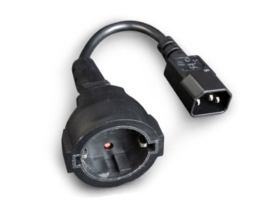 adapter zasilania do UPS C14 -> Schuko Gembird