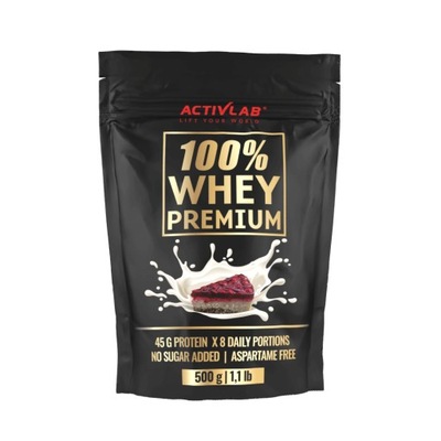 100% Whey Premium 500 g BIAŁKO WPC TORCIK Z WIŚNIĄ