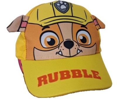 Dziecięca czapka z daszkiem Psi Patrol RUBBLE