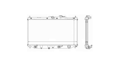 RADUADOR DE AGUA HONDA ACCORD 11.89-- 19010PT4G52  