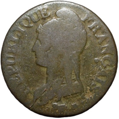 Francja 5 centymów 1798 BB