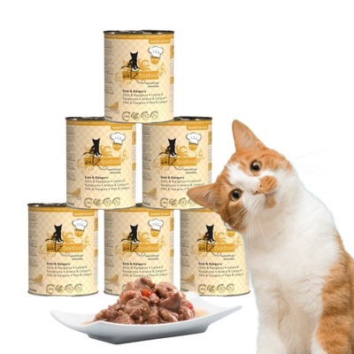 Catz Finefood Mokra Karma dla Kota Ragout N.607 Kaczka i Kangur 380g*6szt