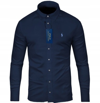 KOSZULA POLO RALPH LAUREN SLIM GRANATOWY M