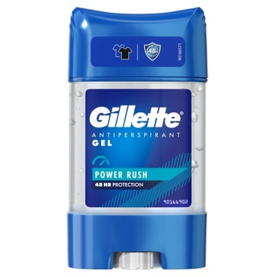 Gillette Power Rush 48H Antyperspirant w Żelu Sztyft Męski 70ML