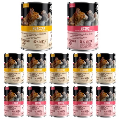 Pet Republic karma puszka kot sterile Mix 12x400g