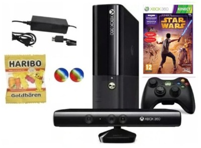 Konsola Xbox 360 E + Pad + Gra + Kinect