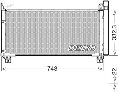 DENSO DCN51014 SKRAPLACZ, ACONDICIONAMIENTO DCN51014 DCN51014  