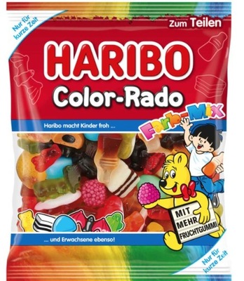 Żelki Haribo Color-Rado Farb Mix Haribo 175 g z Niemiec