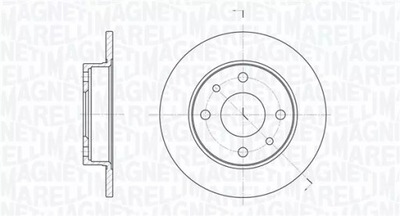 MAGNETI MARELLI 361302040169 ДИСК ГАЛЬМІВНИЙ