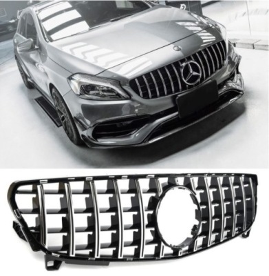 Решётка радиатора решётка радиатора panamericana mercedes w176 15-18 фото №1