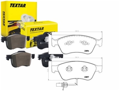 Textar 2389601 набір гальмівних колодок гальмівних, гальма дискові фото №1