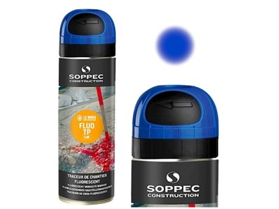 FARBA GEODEZYJNA SOPPEC FLUO 500ml NIEBIESKA