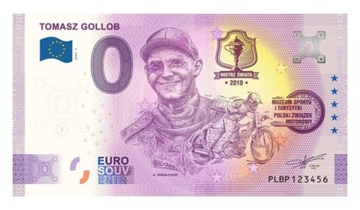Banknot 0 Euro 2024 (Polska) - Tomasz Gollob Mistrz świata