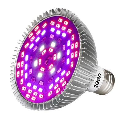 ŻARÓWKA LED GROW LIGHT DO UPRAWY ROŚLIN 50W E27