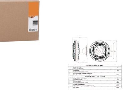 Nrf віскозна муфта зчеплення в'язкісна 7053809 фото №1