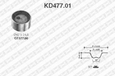 КОМПЛЕКТНЫЙ ГРМ SNR KD477.01 KD47701