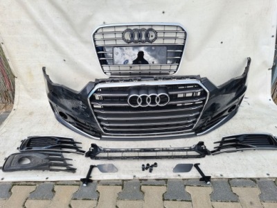 Бампер перед kompletny audi a6 c7 lift pdc фото №1