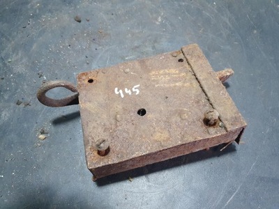 STARA ZABYTKOWA KLAMKA ZAMEK DRZWI ORYGINAŁ OKAZJA