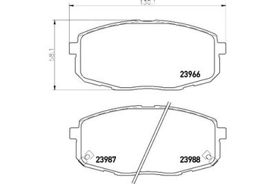 ZAPATAS DE FRENADO HELLA PAGID 581011HA10 581011HA20  