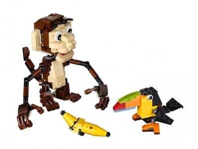 Lego Creator 3w1: 31019 - Zawadiackie zwierzęta
