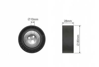 Ролик ремінь клиновий alfa romeo 156 2.4 jtd фото №1