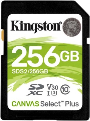 Karta Kingston SDXC Canvas Select Plus 256GB 100R