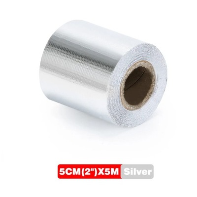 5 CM 5 M PLATEADO STYL TÉRMICA CINTA WYDECHOWA, K  