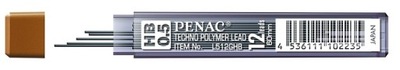 Grafity do ołówków PENAC 0,5mm HB