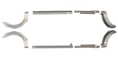 Transit 00- середній довгий поріг ремкомплект підкрилок фото №1