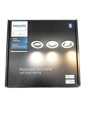 Philips Hue Milliskin zestaw 3 lamp LED GU10 białe, dimmable smart
