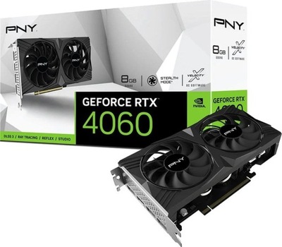 Karta PNY GeForce RTX 4060 Verto Dual 8GB GDDR6