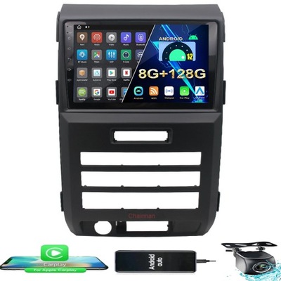 RADIO NAWIGAC FORD F150 P415 RAPTOR 2008-2014 8GB 128GB CARPLAY SIM 4G  