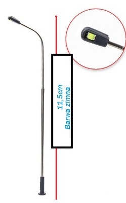 Latarnia lampa 11,5cm na peron dworzec ulicę H0