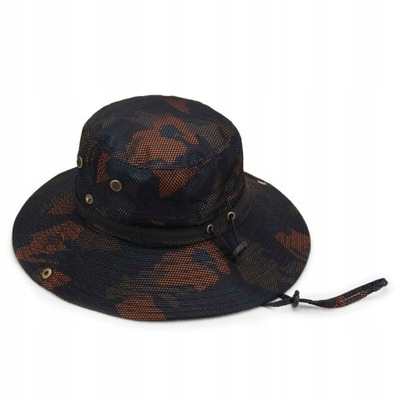 UPF 50 + kapelusz typu Bucket męski