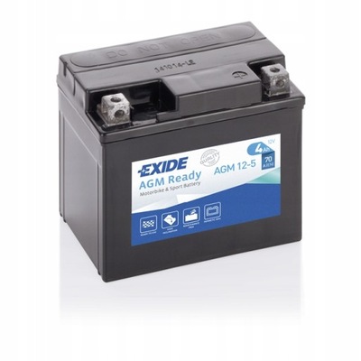 АКУМУЛЯТОР EXIDE 12N5-3B 12N5.5-3B YT5L-BS 4AH