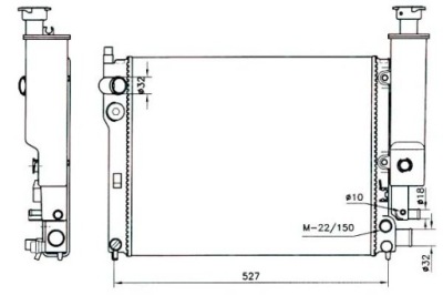 Nrf радіатор peugeot 405 1,4 1,6 nrf фото №1