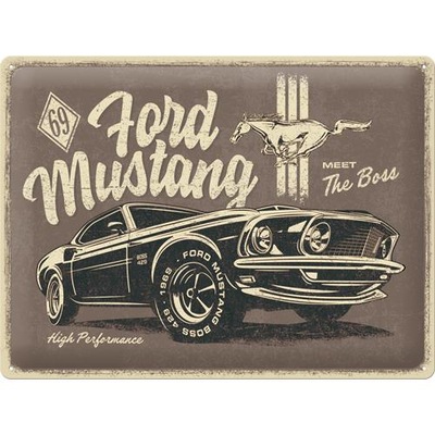 SZYLD FOR MOTORCYCLE BOARD METAL FORD MUSTANG  