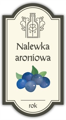 Nalewka ARONIOWA – etykieta na butelkę 1 szt.