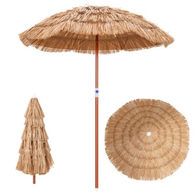 Parasol plażowy 200 cm beże i brązy