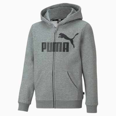 Bluza Puma logo Essentials 586968 03 roz 164 Szary