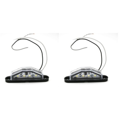 Light truck licence plate лампа led 8 -led фото №1