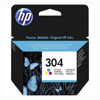 HP oryginalny ink / tusz N9K05AE, HP 304, Tri-color, 100s,