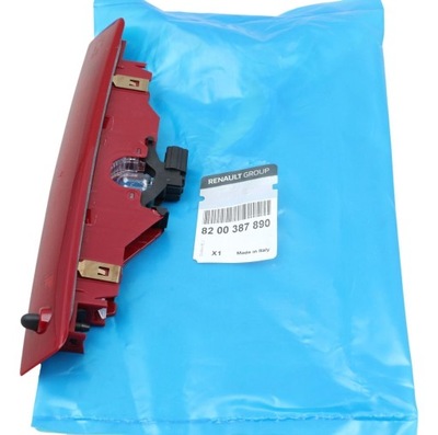 Лампа дополнительные 3 третий свет стоп renault twingo ii 8200387890 оригинальный номер фото №1