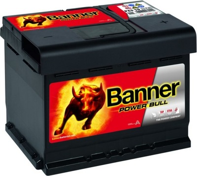 АККУМУЛЯТОР BANNER 62AH 550A POWER BULL P6219